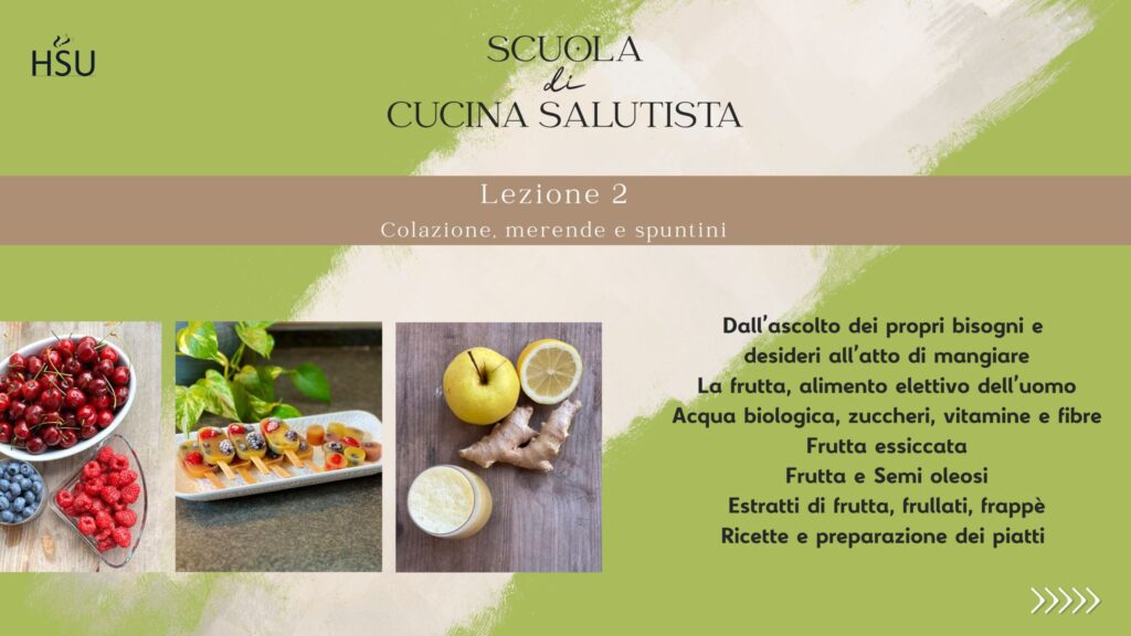 Lezione 2 Scuola Cucina