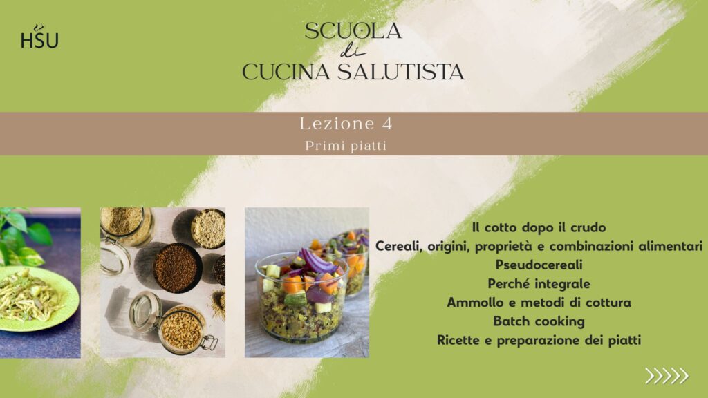 Lezione 4 Scuola Cucina